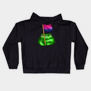 Bisexual LGBTQ Frog Kids Hoodie